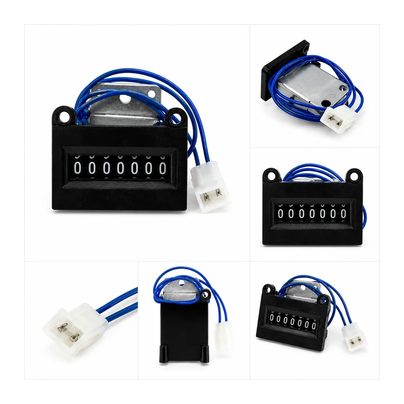7-digit mechanical counter