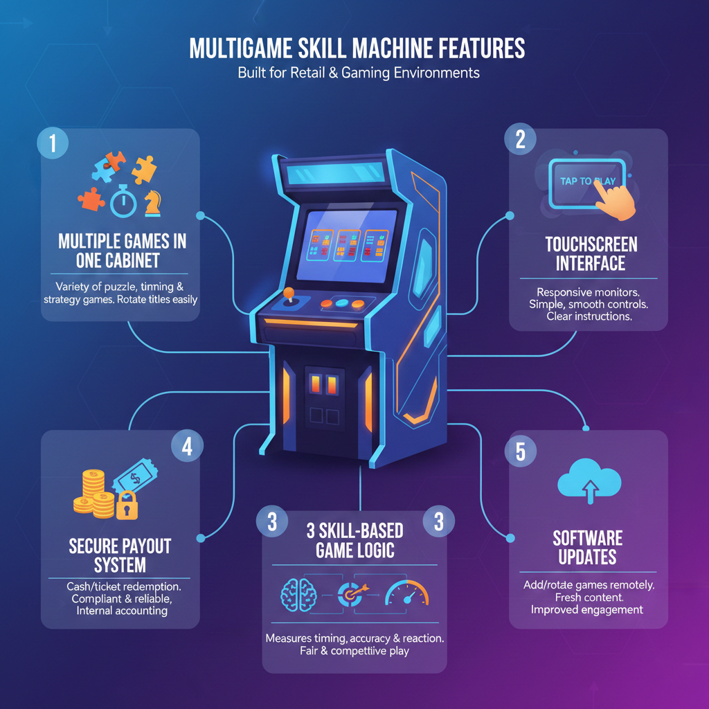 Multigame Skill Machines Features