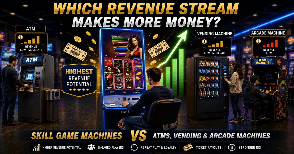 Skill Game Machines vs. Other Revenue Streams