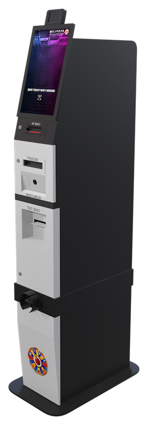 F600 standup ticket redemption kiosk