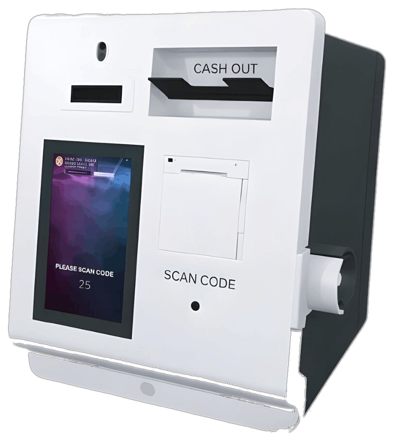 FD300 desktop ticket redemption kiosk