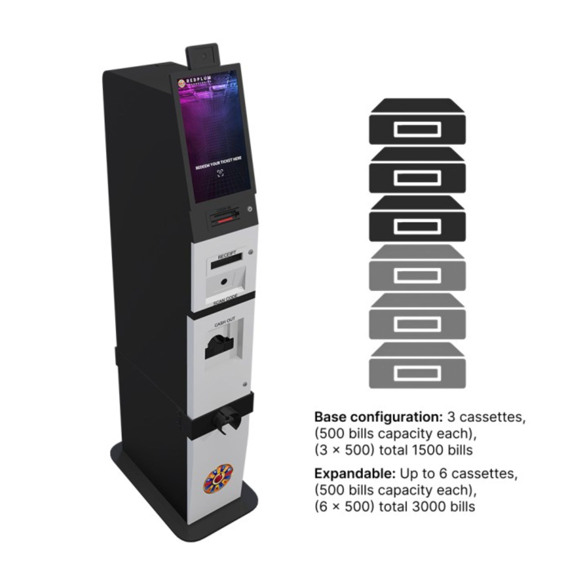 V400 Ticket Redemption Kiosk